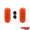 Extreme Max 3006.8518.2 BoatTector HTM Inflatable Fender Value 2-Pack - 10" x 27", Neon Orange