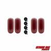 Extreme Max 3006.8527.4 BoatTector HTM Inflatable Fender Value 4-Pack - 10" x 27", Cranberry
