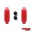 Extreme Max 3006.8538.2 BoatTector Inflatable Fender Value 2-Pack - 10" x 30", Red