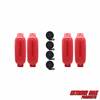 Extreme Max 3006.8538.4 BoatTector Inflatable Fender Value 4-Pack - 10" x 30", Red