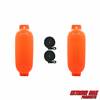 Extreme Max 3006.8555.2 BoatTector Inflatable Fender Value 2-Pack - 10" x 30", Neon Orange