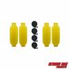 Extreme Max 3006.8558.4 BoatTector Inflatable Fender Value 4-Pack - 10" x 30", Neon Yellow