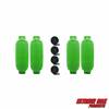 Extreme Max 3006.8561.4 BoatTector Inflatable Fender Value 4-Pack - 10" x 30", Neon Green