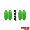 Extreme Max 3006.8561.4 BoatTector Inflatable Fender Value 4-Pack - 10" x 30", Neon Green