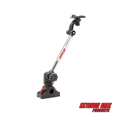 Extreme Max 3006.8672 Standard Mounting Arm Boat/Fishing Rod Holder for GoPro Camera - Up to 13" Reach