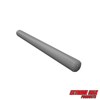 Extreme Max 3006.8715 Heavy-Duty Inflatable Rafting Fender with Stainless Steel D-Rings for Boats, Yachts & Sailboats - 144" x 12", Gray