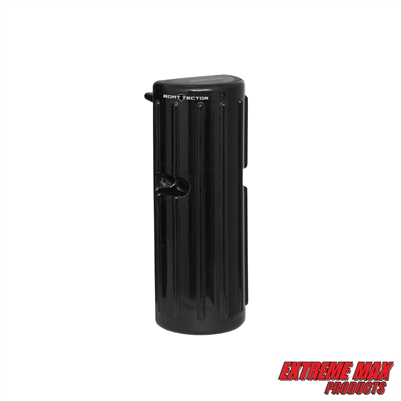 Extreme Max 3006.8741 Marine-Grade Vinyl Dock Bumper Fender - Straight, 16" x 6" x 4", Black