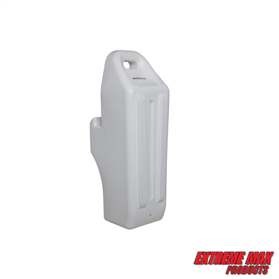 Extreme Max 3006.8755 Pontoon-Specific Inflatable Boat Fender with Locking Grip Handle - White