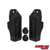 Extreme Max 3006.8777 Pontoon-Specific Inflatable Boat Fender Kit - Includes Two Fenders and 3/8" x 6' Fender Line, Black