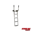 Extreme Max 3006.8804 Undermount Telescoping Pontoon, Dock, and Swim Raft Ladder with Hidden Handle and Rubber Grips - 4-Step