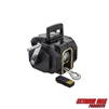 Extreme Max 3006.8921 Reversible Electric Boat Winch with Remote Controller - 12V DC, Steel Cable (5.5mm x 11m), 11,000 lbs. Rolling / 9,900 lbs. Marine / 3,500 lbs. Pulling Capacity - Power-In, Power-Out & Freewheel, Manual Backup