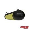 Extreme Max 3006.9217 Coated Keel-Style Downrigger Weight - 3 lbs. with Gold Flash