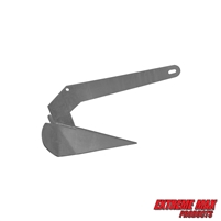 Extreme Max 3006.9312 Galvanized Self-Righting Delta Anchor - 35 lbs., Works Great on Sandy, Rocky, Muddy and Weedy Bottoms