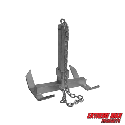 Extreme Max 3006.9331 Heavy-Duty Galvanized Collapsible Rocking Anchor - 32 lbs.