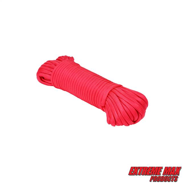 Extreme Max 3008.0511 Type III 550 Paracord - 5/32" x 25', Pink