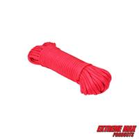 Extreme Max 3008.0514 Type III 550 Paracord - 5/32" x 50', Pink