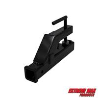 Extreme Max 5001.1369 Clamp-On Tractor Bucket Hitch Receiver Adapter - 2"
