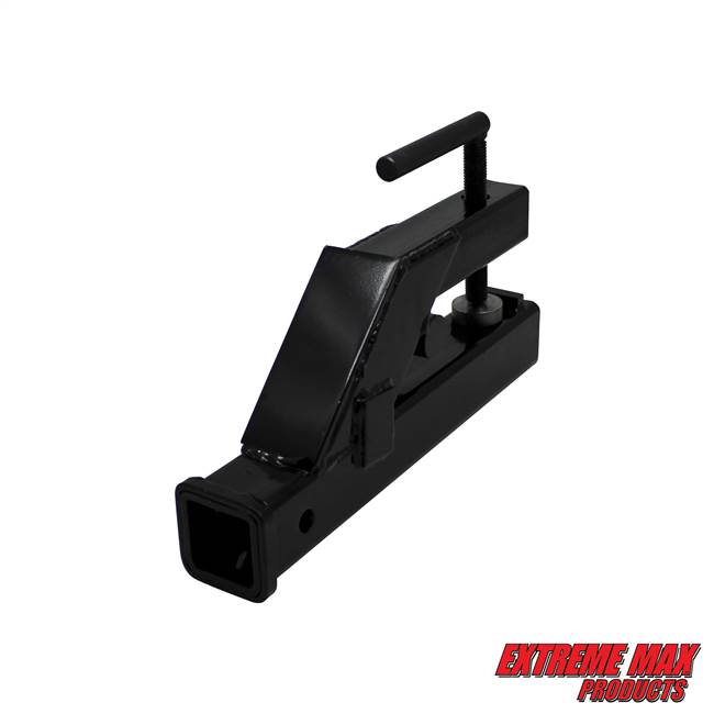 Extreme Max 5001.1369 Clamp-On Tractor Bucket Hitch Receiver Adapter - 2"