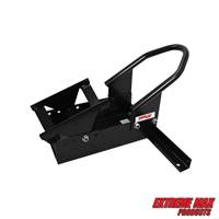 Extreme Max 5001.5010 Motorcycle Wheel Chock with Pivoting Cradle and Ultra-Stability Support Bar - Fits 17" to 21" Tires 3-5/32" to 7-3/32" Wide