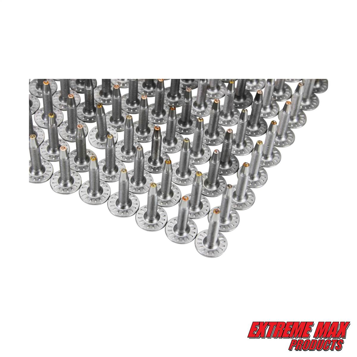 1.15" Stud Length Extreme Max 5001.5517 144-Stud Track Pack with Round Backers 