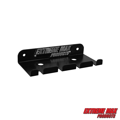 Extreme Max 5001.5755 6" Mini Air Tool Holder for Enclosed Race Trailer, Shop, Garage, Storage - Black
