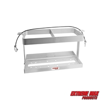Extreme Max 5001.5858 Aluminum Trailer-Mount Race Fuel Jug Holder - Fits Two 5 Gallon Fuel Containers