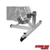 Extreme Max 5001.5975 Pro Series Aluminum Lightweight Heavy-Duty No Drill Adjustable Motorcycle Wheel Chock for Trailer, Garage, or Truck â€“ Fits Tires 15" to 22"