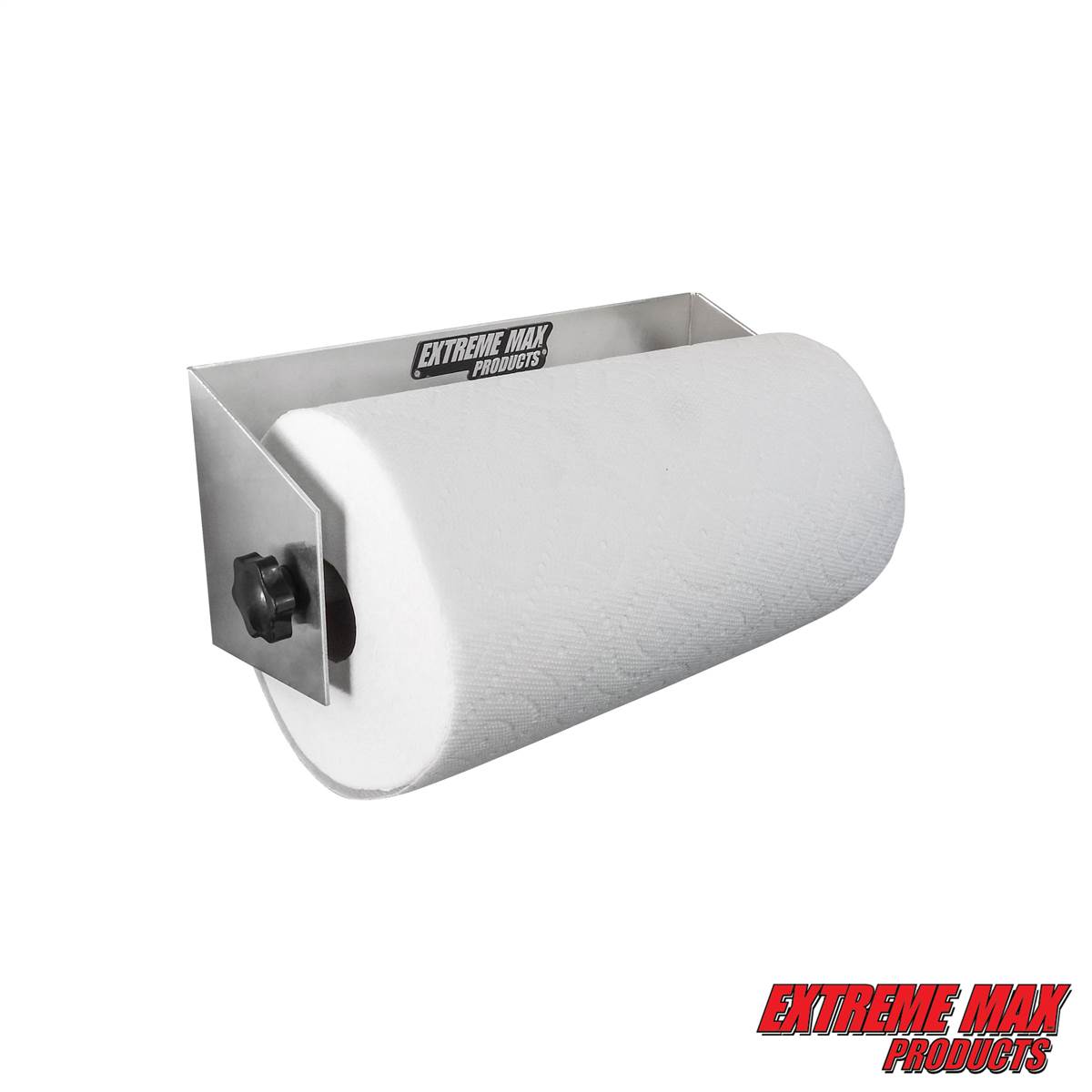 Extreme Max 5001.6094 Aluminum Wall-Mount Paper Towel Holder for Enclosed  Trailer, Shop, Garage, Storage - Silver