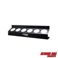 Extreme Max 5001.6168 Aluminum Aerosol Storage Shelf for Enclosed Trailer Shop Garage Storage - 6-Can Capacity, Black