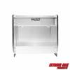 Extreme Max 5001.6205 Wall-Mount Aluminum 2-Shelf Open Storage Cabinet for Race Trailer, Garage, Shop, Enclosed Trailer, Toy Hauler - Silver