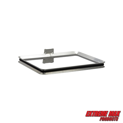 Extreme Max 5001.6237 Aluminum Trash Bag Bracket for Kitchen-Sized Bags