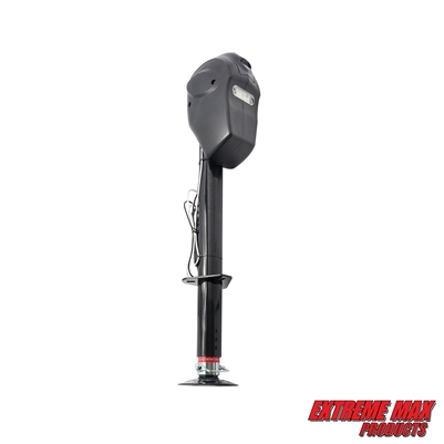 Extreme Max 5001.6268 Power Electric Tongue Jack â€“ 5,000 lbs. Capacity
