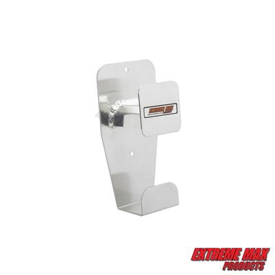 Extreme Max 5001.6288 Aluminum Double Utility Hook for Enclosed Race Trailer, Shop, Garage, Storage - Silver