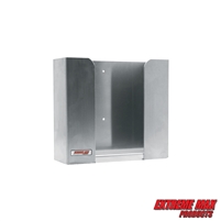 Extreme Max 5001.6305 C-Fold Paper Towel Dispenser for Enclosed Race Trailer, Shop, Garage, Storage - Silver