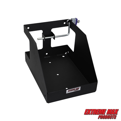 Extreme Max 5001.6407 Locking Gas Can Holder for Open Trailers