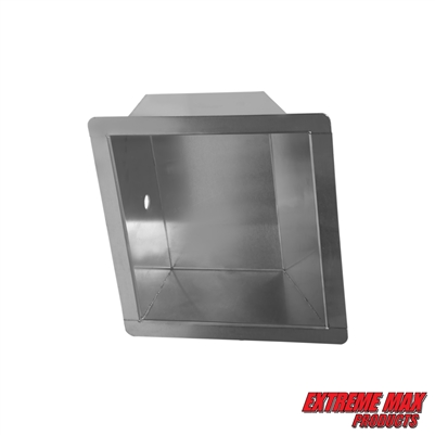 Extreme Max 5001.6667 Aluminum Flush-Mount Recessed Light Bucket - Silver