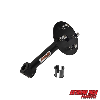 Extreme Max 5001.6767 L-Clamp In-Bed Spare Tire Carrier for Polaris RZR XP Turbo, 1-3/4" Clamp with Bushings Down to 1-1/2"