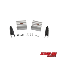 Extreme Max 5001.6801 Aluminum Ramp Kit for 2x8 Boards - Premium DIY Truck & Trailer Loading System with Heavy-Duty Ramp Ends, Grip Plates & Mounting Hardware