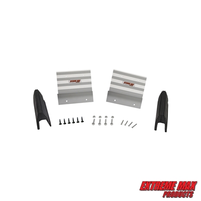 Extreme Max 5001.6801 Truck & Trailer DIY Aluminum Ramp Top Kit with Rubber Caps - 8", Make Your Own Loading Ramps!