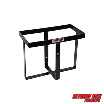 Extreme Max 5001.6807 Universal Fuel Jug & Water Can Mounting Bracket for Containers with 7" x 14.5" Base Footprint - Attach to Trailer Frames, Cargo Racks, UTV Cages, RV Bumpers and More