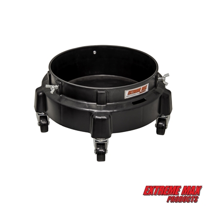 Extreme Max 5001.6821 Bucket Moving Dolly for 3.5-6 Gallon Pails with Free-Rolling Casters - 300 lb. Capacity