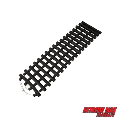 Extreme Max 5001.6824 Vehicle Recovery Track Pad - 2-Piece Traction Tracks Mats with Carrying Case for Roadside Emergencies, Off-Road Issues, Snow, Ice, and Mud - Supports Up to 5 Tons