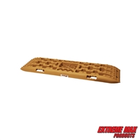 Extreme Max 5001.6851 Recovery Boards with Jack Base - 2-Pack 42" Red Traction Tracks for Off-Road, Overlanding, Snow, Mud & Sand, Stackable Design with Carrying Case