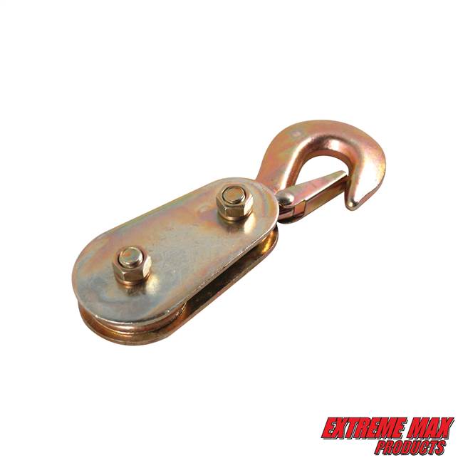 Extreme Max 5600.3027 Bear Claw Snatch Block with Hook