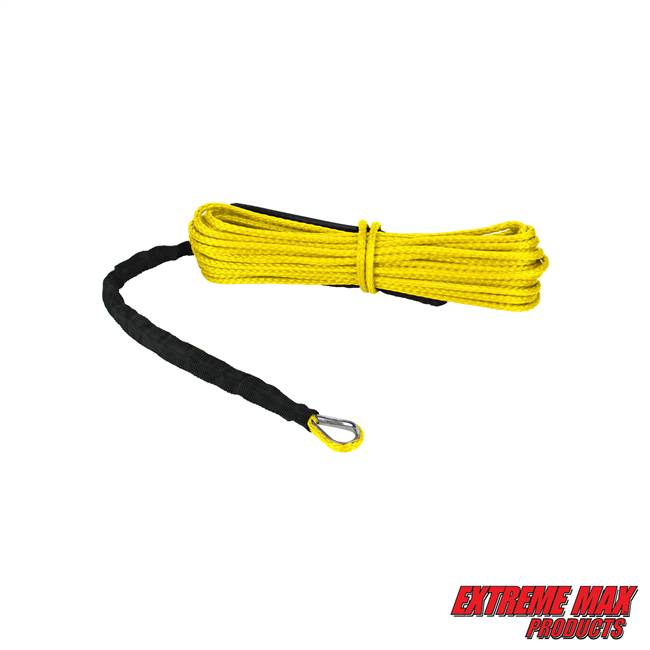 Extreme Max 5600.3200 "The Devil's Hair" ATV / UTV Winch Rope - Yellow