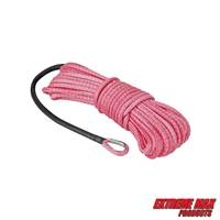 Extreme Max 5600.3221 "The Devil's Hair" ATV / UTV Winch Rope - Pink