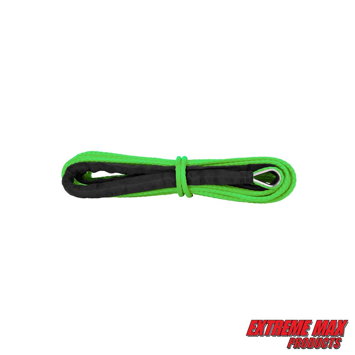 UTV Winch Rope Extreme Max "The Devil's Hair" Synthetic ATV Lime Green 