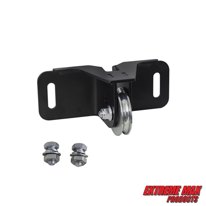 Extreme Max 5600.3369 Universal ATV & UTV Wide Plow Fairlead Mount Pulley for Side by Side & 4-Wheeler
