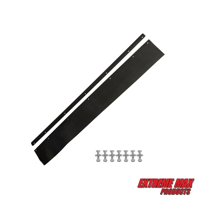 Extreme Max 5600.3375 Universal Rubber Snow Flap Kit for 60" UTV & ATV Plow Blades for Side by Side & 4-Wheeler