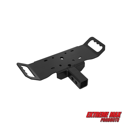 Extreme Max 5600.3441 Universal ATV & UTV 2" Receiver Winch Mount Plate for Side by Side & 4-Wheelers